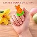 Easter Bunny Candy - 15 Count - Easter Lollipops Individually Wrapped - Candy for Easter Eggs - Ring Lollipops - Bunny Party Favors - Assorted Fruit Flavors