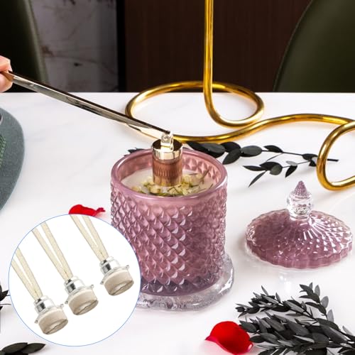 4 Stück Duftlampe Docht für Lampe Berger, Ersatz Docht für Berger Lampe Dochte, Öllampe Ersatzdocht Ersatz Luft Kontrolle Katalytischer Brenner Lampe Dochte für Aromatherapie Heim Dekoration(18mm)