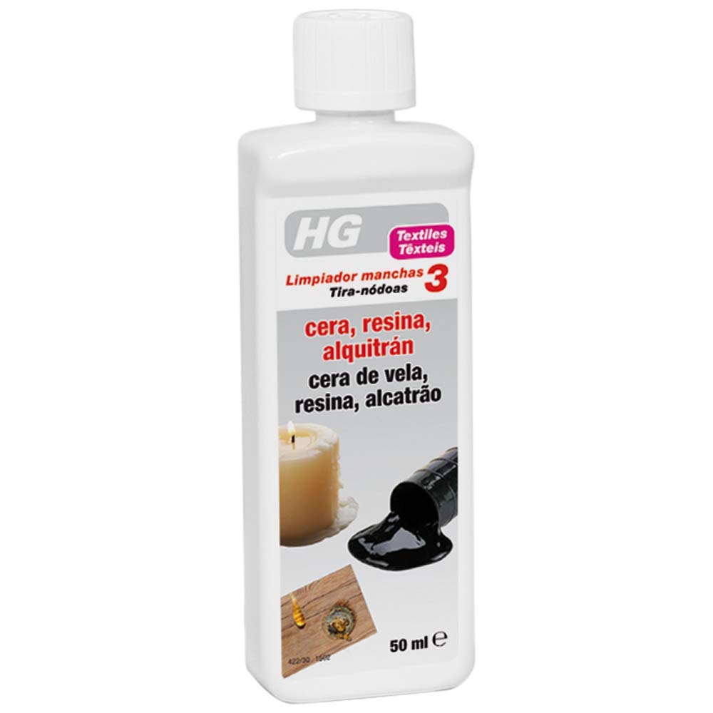 Como Quitar Manchas De Resina De La Ropa HG Limpiador Manchas de nr.3, Elimina Manchas de Café, Chocolate y Tinta de  Bolígrafo entre otras, Producto Antimanchas - 50 ml : Amazon.es: Salud y  cuidado personal