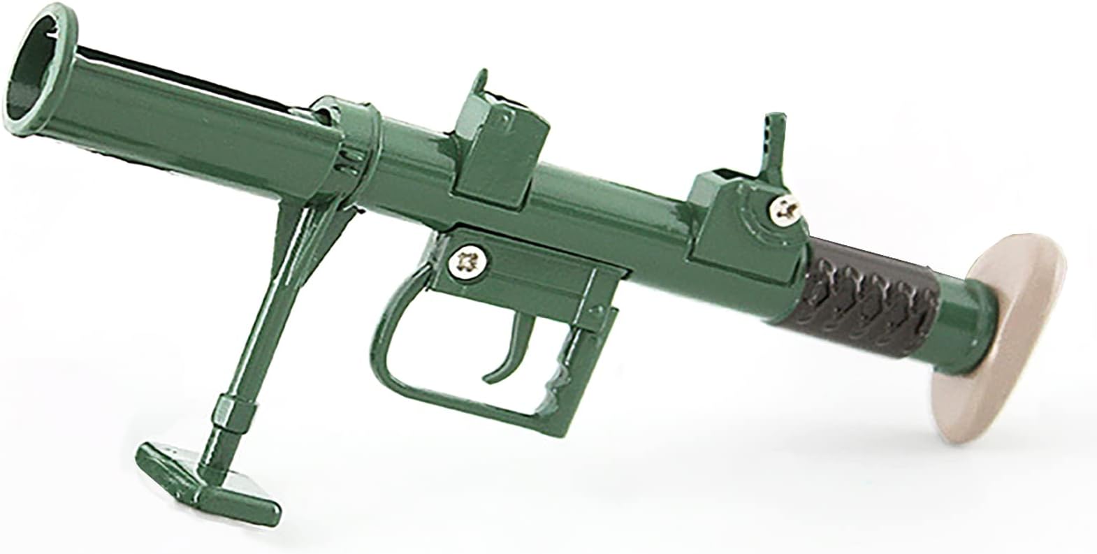 xinlong Mini Metal Bazooka Model Launchable Collet Memorial Day 4th of July Patriotic Decorations Give Gifts Army Fan Decorate Ornaments Rocket Launcher