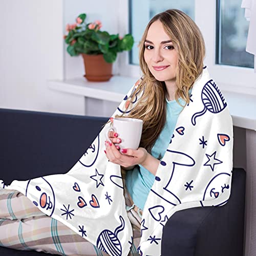 Couverture douce motif animal 150x100 cm pour lit et canapé - 8