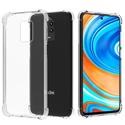 Migeec Cover per Xiaomi Redmi Note 9 PRO - Ibrido Cristallino Custodia Cuscino d'Aria Tecnologia paraurti in Gel Custodie telefoniche a Protezione Completa per Xiaomi Redmi Note 9 PRO - 6.67 pollici