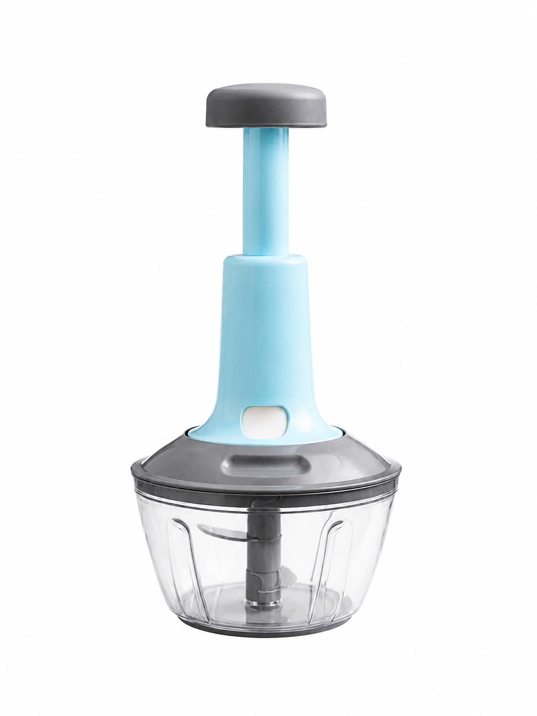 Manual Vegetable Chopper with Stainless Steel Blades | Press-and-Pump Mechanism, BPA-Free Food-Safe Plastic, Anti-Slip Base, Detachable Easy-Clean Parts, No Electricity Needed-picture-28