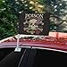 GRAPHICS & MORE Poison Skull and Crossbones with Snake Foxglove Car Truck Flag with Window Clip On Pole Holder
