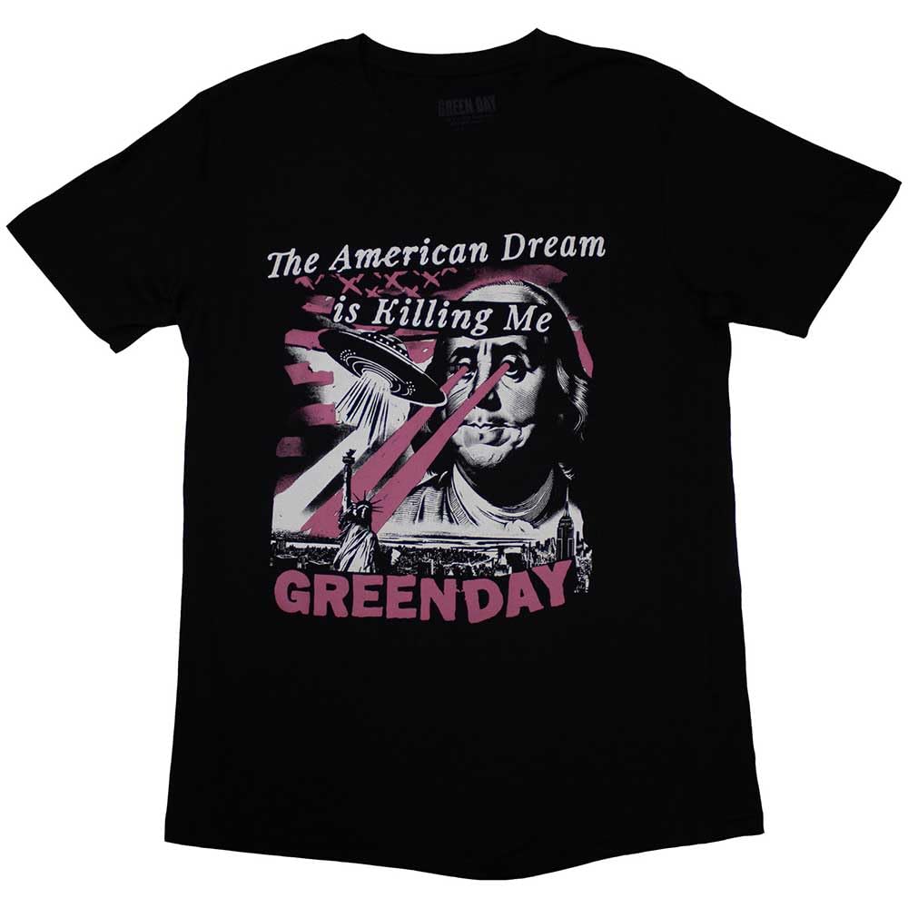 Green Day American Dream T-Shirt - Black - XXL