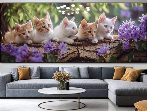 Peinture Diamant Enfant et Adulte pour sublimer votre salon avec un sticker mural fleur XXL