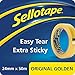 Sellotape 1629135 - Cinta Adhesiva (24 mm x 50 mm), Dorado