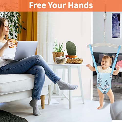Doorway Jumper For Indoor Baby Door Jumper Swing，Door Jumper Baby Johnny Jump Up Doorway Swing For Infant Gift, Portable And Easy To Use #TOP2