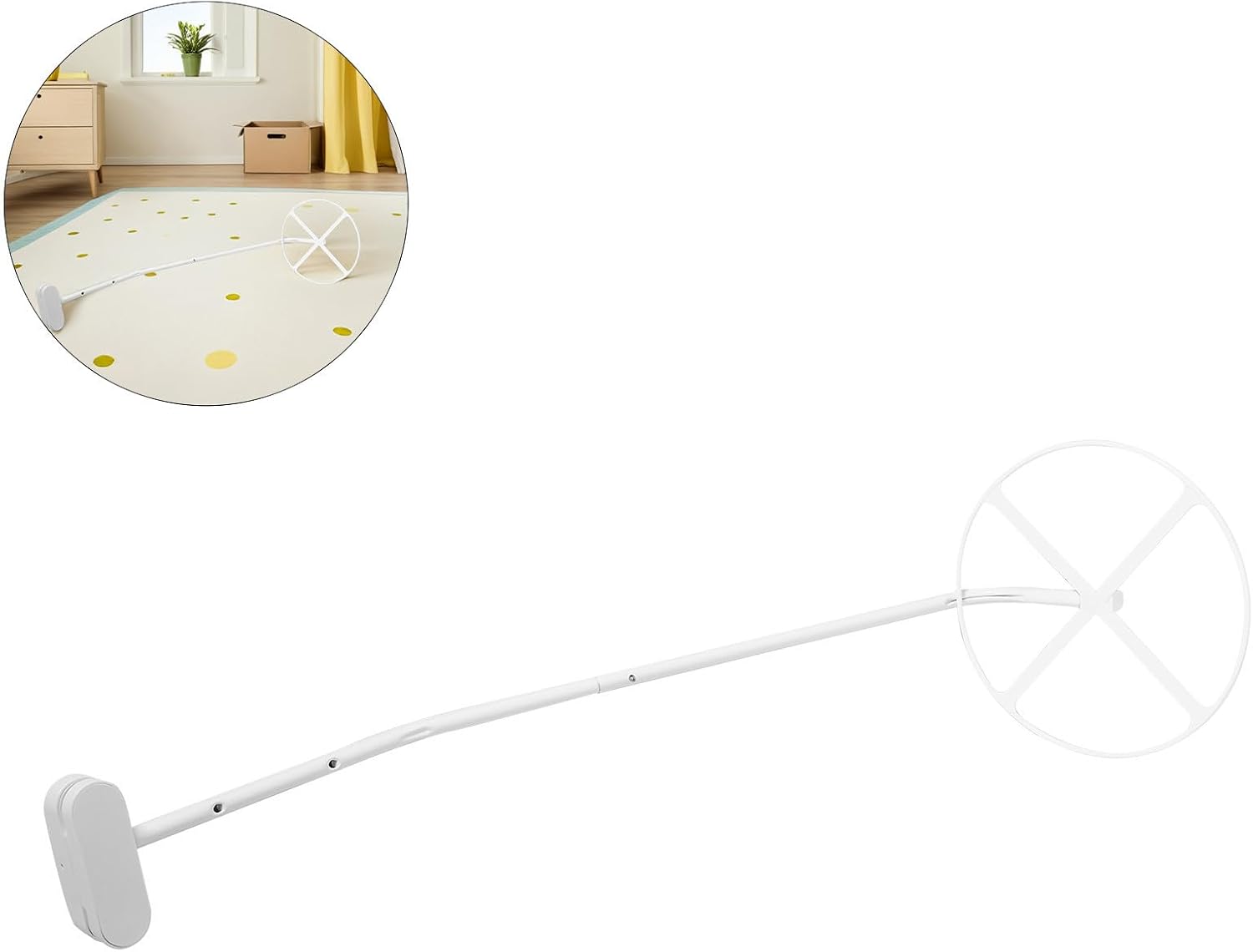 2 Section Adjustable Canopy Stand for Crib Bed Net Holder