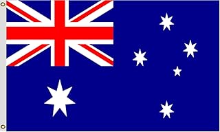 Australia Flag Australian National Flags 5x8FT,Vivid Color,100D Premium Polyester Banner with Brass Grommets for Indoor and Outdoor. (5x8ft)
