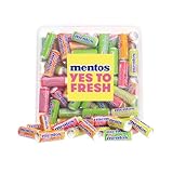Mentos Mini candy rolls FAMILY PACK - fraise, orange, pomme et citron vert - sprinkles - bonbons pour une fête - mélange de bonbons - 800g