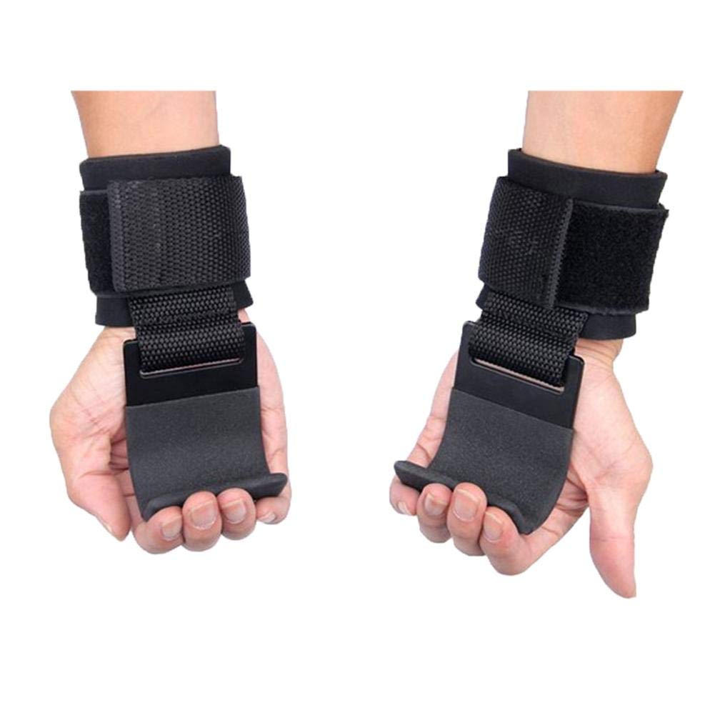 SmarTopus Weight Lifting Wrist Hooks Straps for Maximum Grip Support,Dead Lift Gloves and Grip Pads, Fitness Gym Power Training Gloves Pull Up Dead Lifting & Shrugs Grip