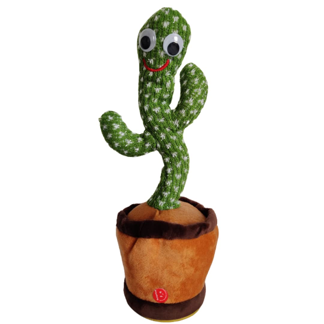 Fun Toy City Dancing Cactus Talking Toy, Cactus Plush Toy, Wriggle & Singing Recording Repeat What You Say Funny Education Toys for Babies Children Playing, Home Decorate (Cactus Toy) (B09QJXMHRV) Amazon Price History, Amazon Price Tracker
