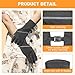 Tiny Chou Winter Gloves for Women Men - Warm, Touchscreen, Non-Slip Thermal for Cold Weather - Running, Cycling, Driving, Hiking - Windproof Lightweight Bike Gloves, Grey - Medium