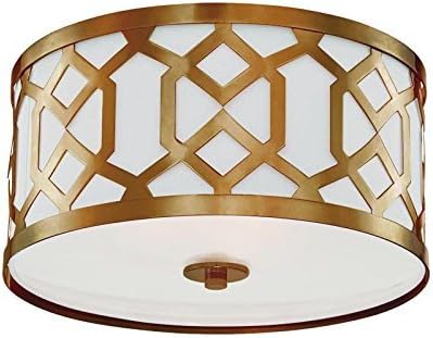 Crystorama 2263-AG Libby Langdon for Jennings 3 Light Ceiling Mount in Aged Brass Finish by Crystorama