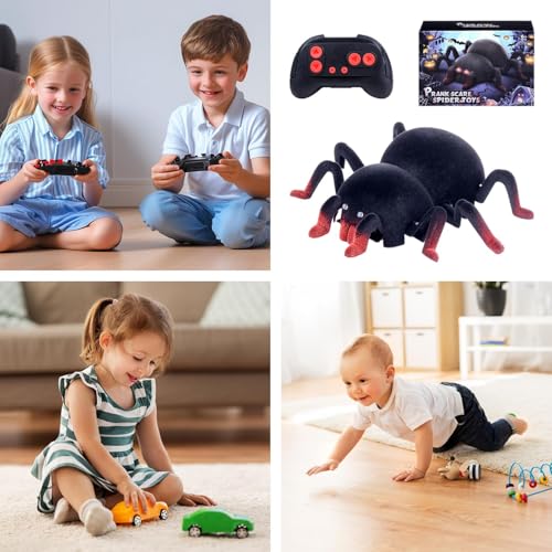 Araignée télécommandée à pattes mobiles modèle électronique pour fêtes - 4