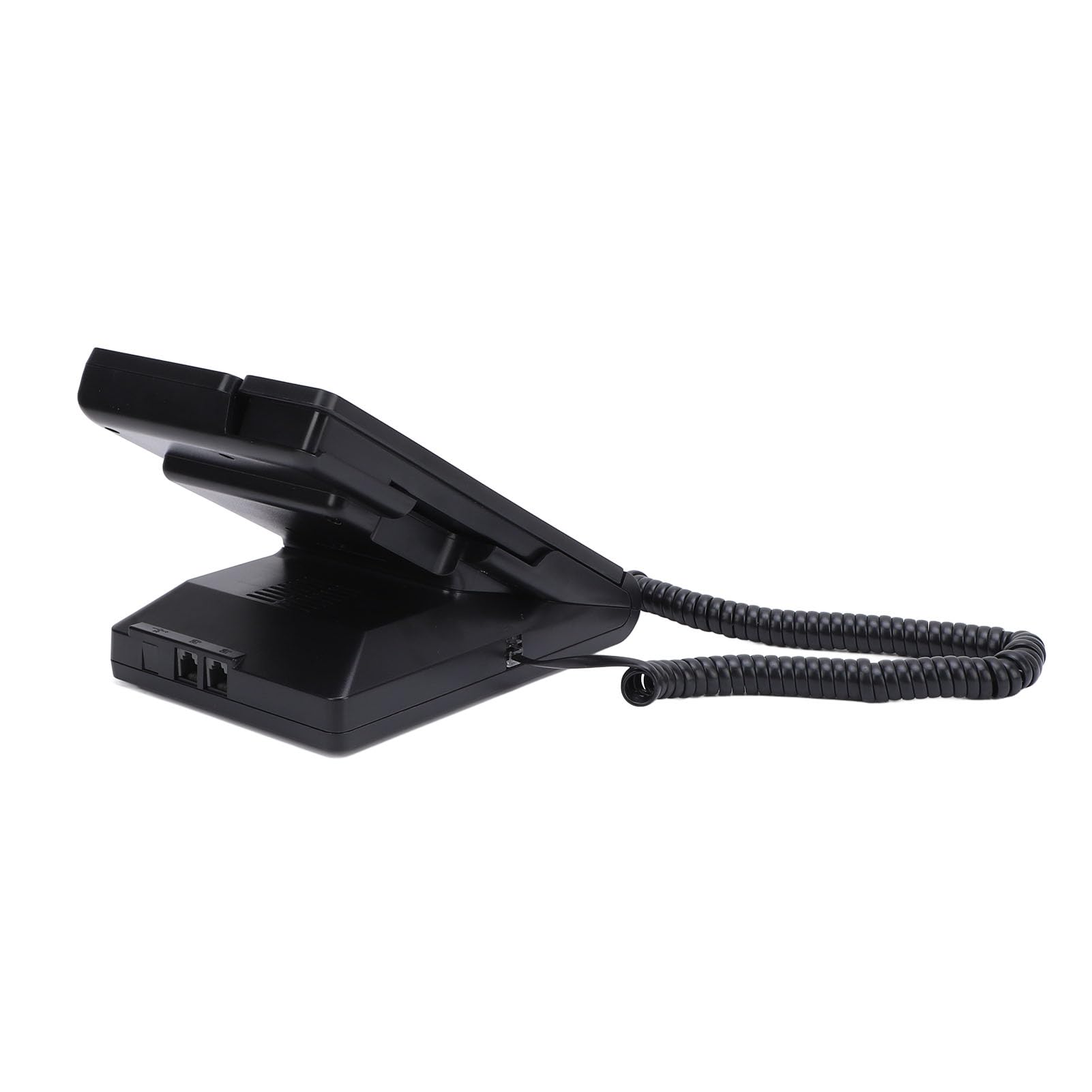 Hotel Business Telefono con Filo Amplificazione Vocale Indicatore di Chiamata in Vivavoce Bianco ABS 1 Set
