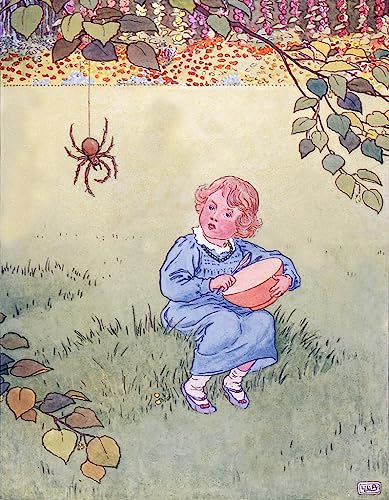 Moderne Art Murale Little Miss Muffet de Leonard Leslie Brooke : Toile 60x90