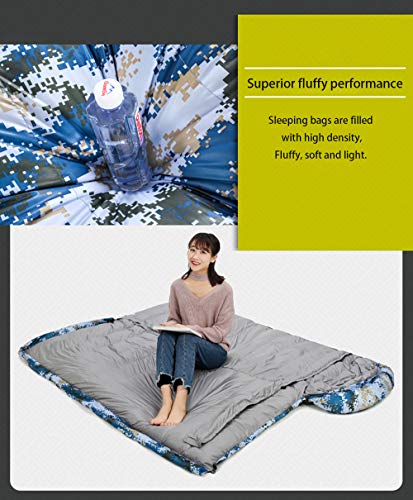 Sac de couchage enveloppe camouflage imperméable camping randonnée voyage
