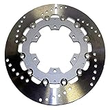 Durchmesser = 305mm / schwimmende Edelstahl Bremsscheibe mit silbernem Aluminium-Innenring