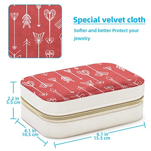 Boîtes de rangement pour femmes avec flèches et compartiments à bijoux - 5