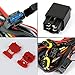 AKKON - For Chevy Cruze Clear Chrome Trim Bezel Fog Lights Driver/Passenger Lamps with Wiring/Bulbs/Switch/Relay