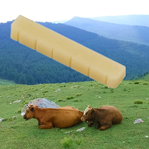 Miwayer 6 String Classical Guitar Unbleached Bone Nut, Guitar Bridge Nuts, Cut From Whole Bones, 52X6X9Mm (6 String Classical Nut 52Mm 2 Pack) #TOP6