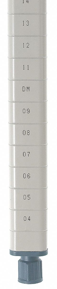 METRO Metromax Q Shelf Post with Feet 63" High MQ63PE