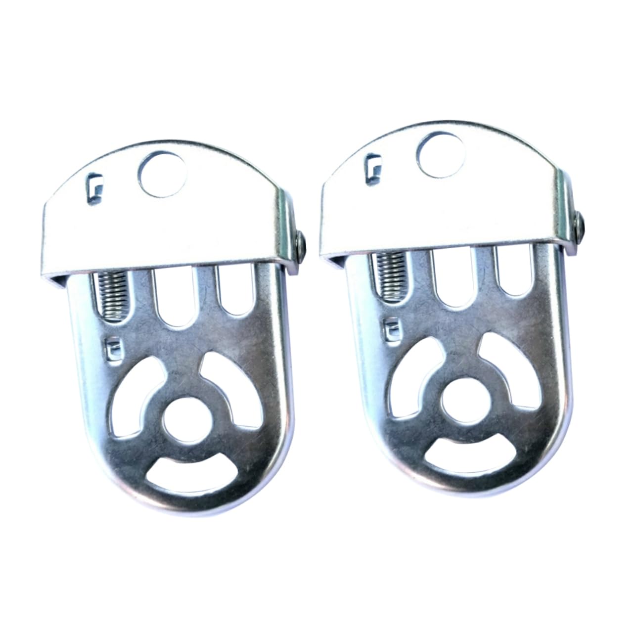 ABOOFAN 1 Pair Pedals Footrest Folding Foldable Cycling Foot Peg Bike Footrest