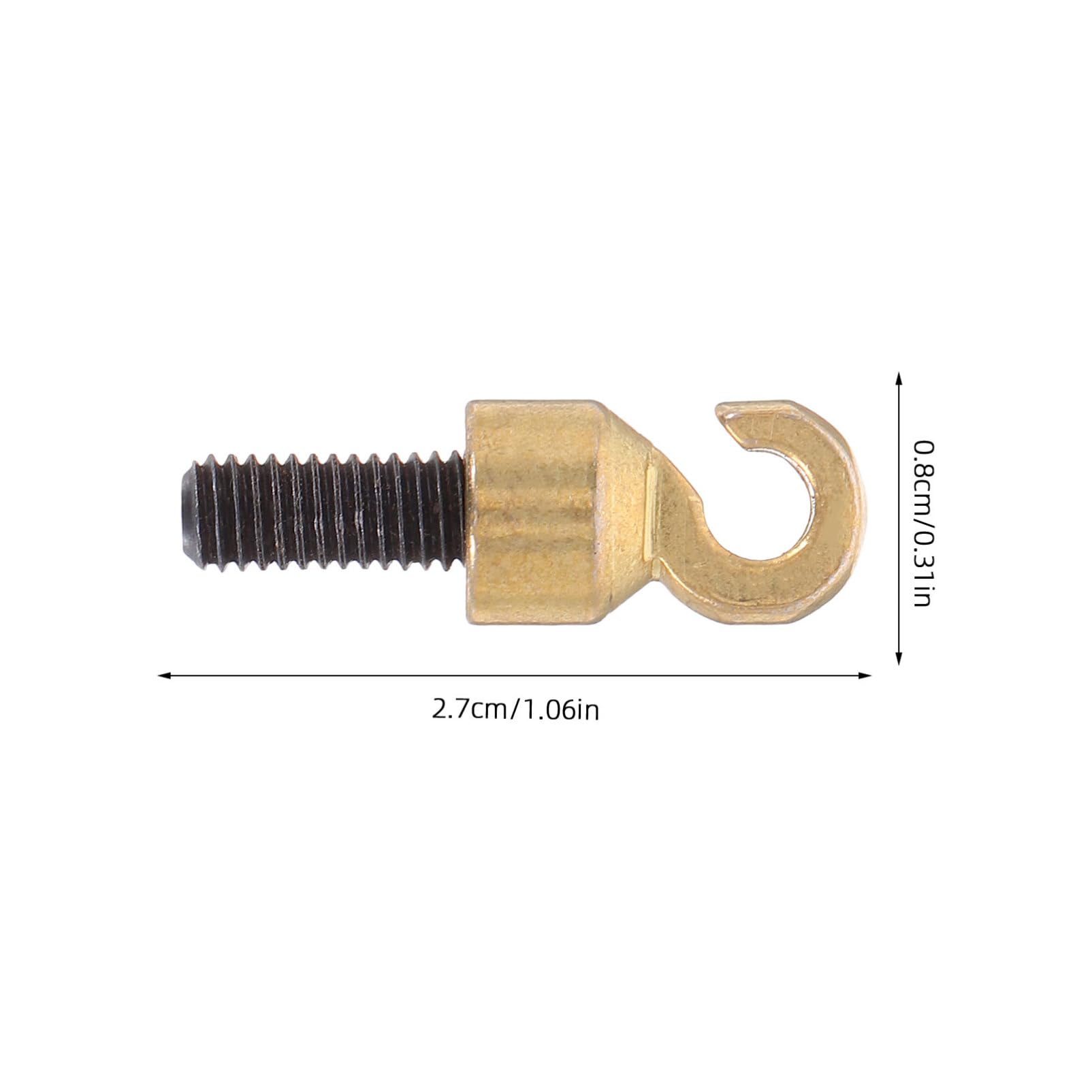 Cabilock Vintage Grandfather Clock Weight Retro Clock Repair Parts with Shell Hook and Nut for Accurate Timekeeping and Wear Resistant Replacement for Various Models