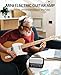 Mini Guitar Amp,LEKATO 10W Portable Electric Guitar Amplifier with Clean & Overdrive Channel,Reverb,Bluetooth Small Guitar Amp for Practice (Black-White)