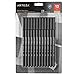 ARTEZA Inkonic Black Fineliners, Set of 12, 0.4 mm Tips Fine Point Markers, Black Art Pens, Water-Based Fine Tip Markers for Drawing, Sketching, Journaling, Calligraphy