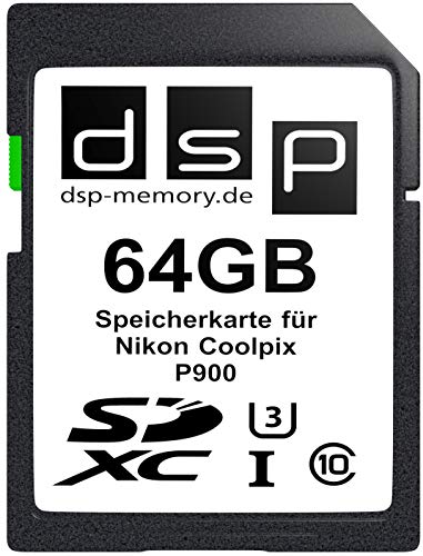 64GB Ultra Highspeed Speicherkarte für Nikon