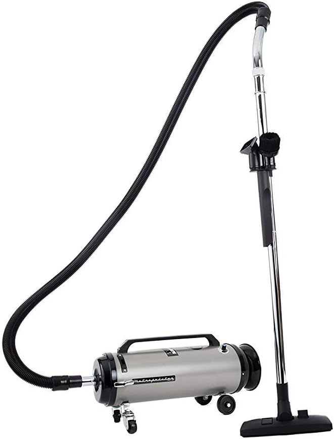 MetroVac 104-578000 Model ADM4PNHSNBFVC Professional Evolution With Electric Power Nozzle Variable Speed Full-Size Canister Vacuum, 4.0 Peak HP Twin Fan Motor, 13 Amps, 1560 Watts, 130 CFM Airflow