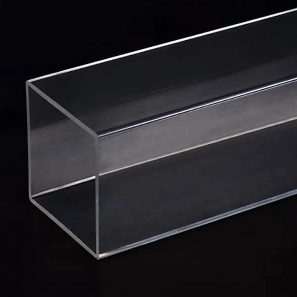 Tube acrylique rigide transparent de 105mm pour diffusion d'éclairage