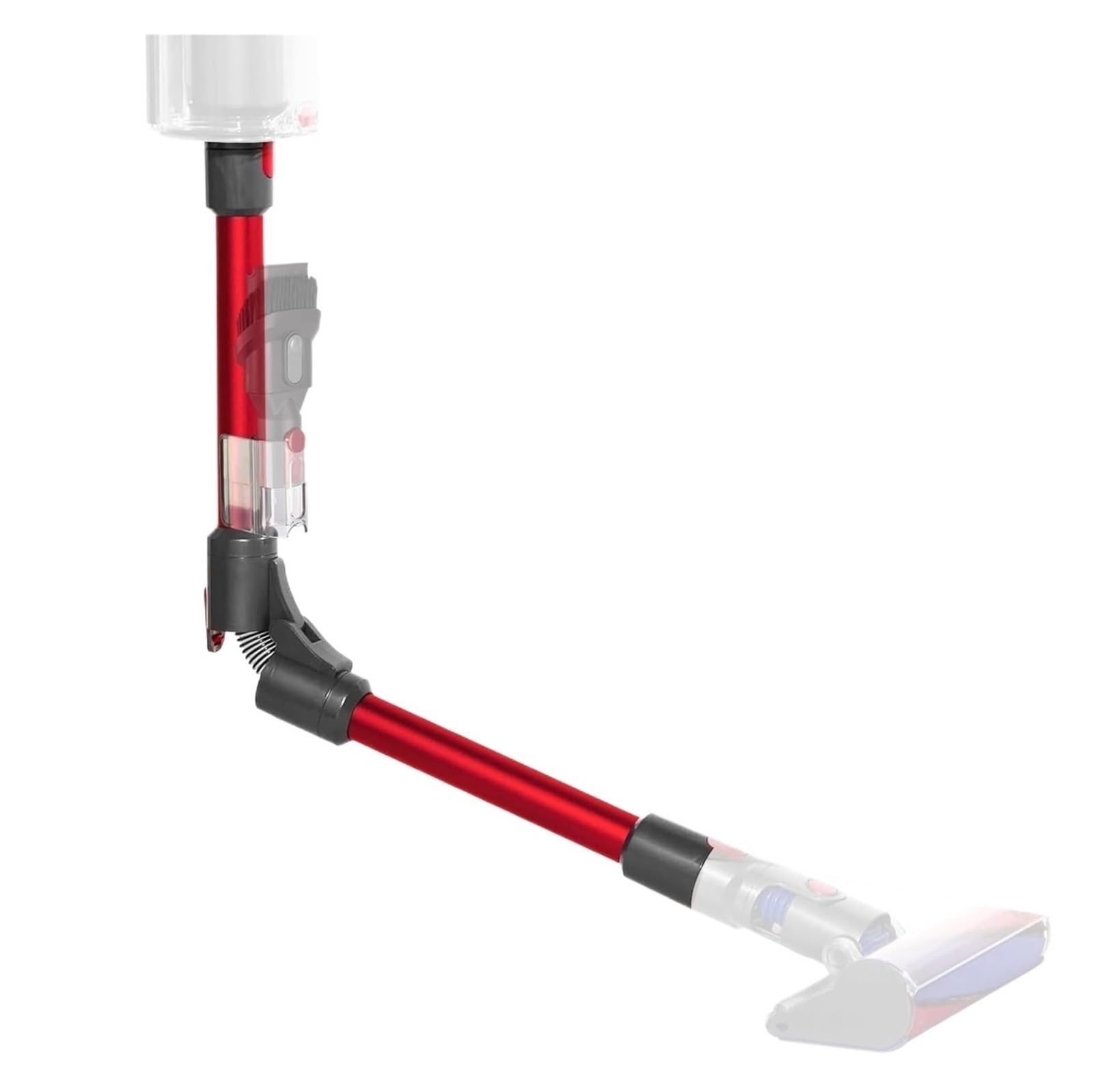 1 pezzo di tubo di prolunga for aspirapolvere, bacchetta di prolunga, compatibile con Dyson, V7 V8 V10 V11 V15 accessori for aspirapolvere senza fili, bacchetta di prolunga for aspirapolvere(Red)