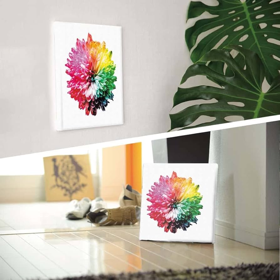 Amazon｜【アートデリ】花のアートパネル インテリア雑貨 アートパネル