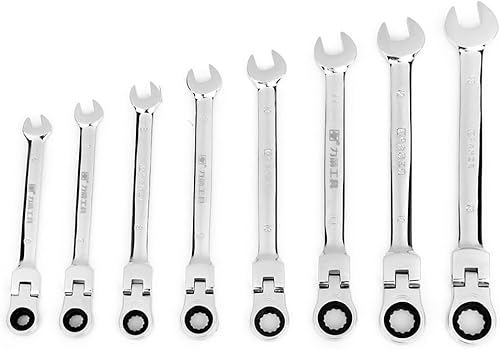 Miniatura 2 de Llave métrica de 0.315 in llave de trinquete flexible - Llave de trinquete para entusiastas de los mecánicos de bricolaje