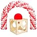 Pllieay 9 Sizes Collapsible Wood Balloon Sizer Cube Box for Balloons Decorations, Balloon Arches, Balloons Columns (2-10 Inch)