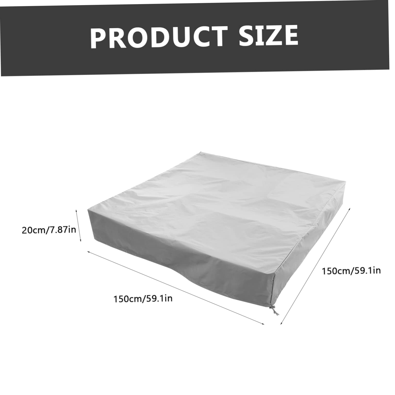 YARNOW Garden Cover Protective Canopy for Sandbox Kiddie Pool Waterproof Dustproof Drawstring Canopy