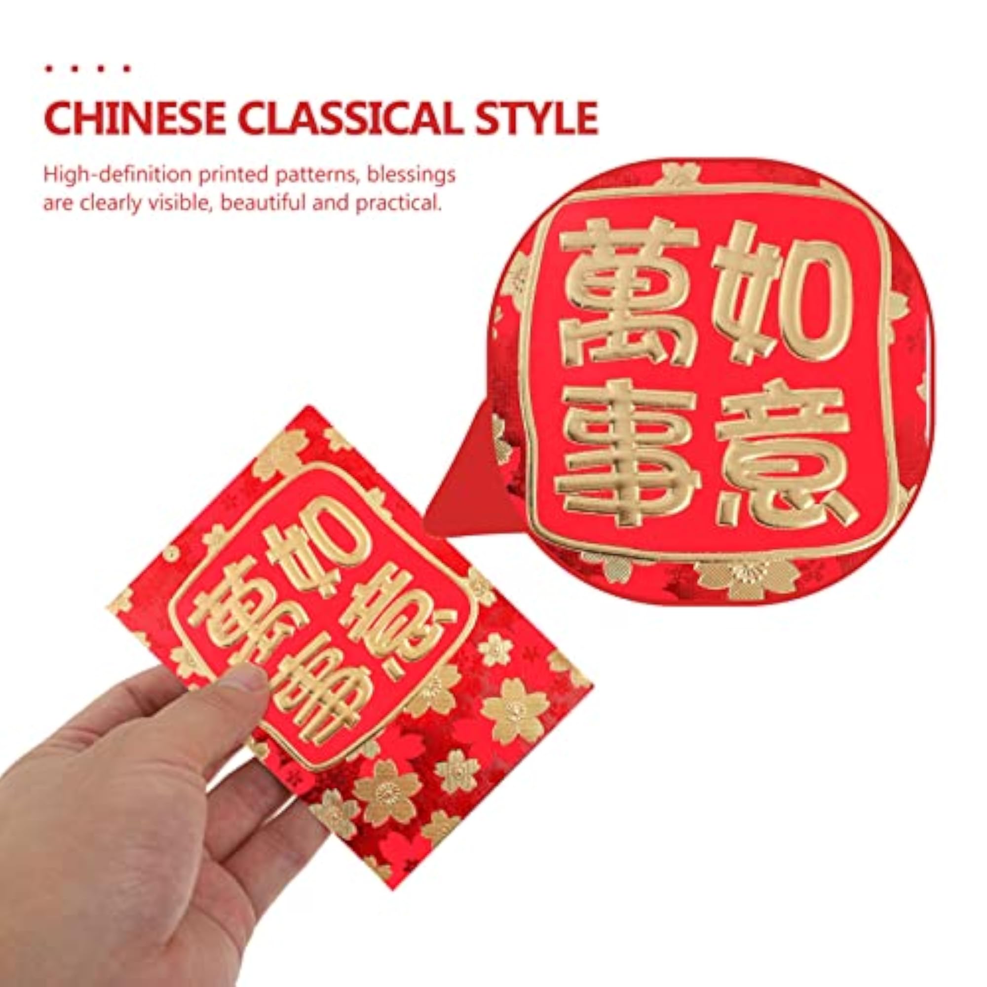 60pcs Chinese New Year Red Envelopes for 2022