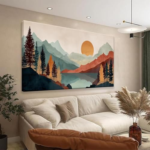 Œuvre d'art de décoration intérieure pour habiller un grand mur vide