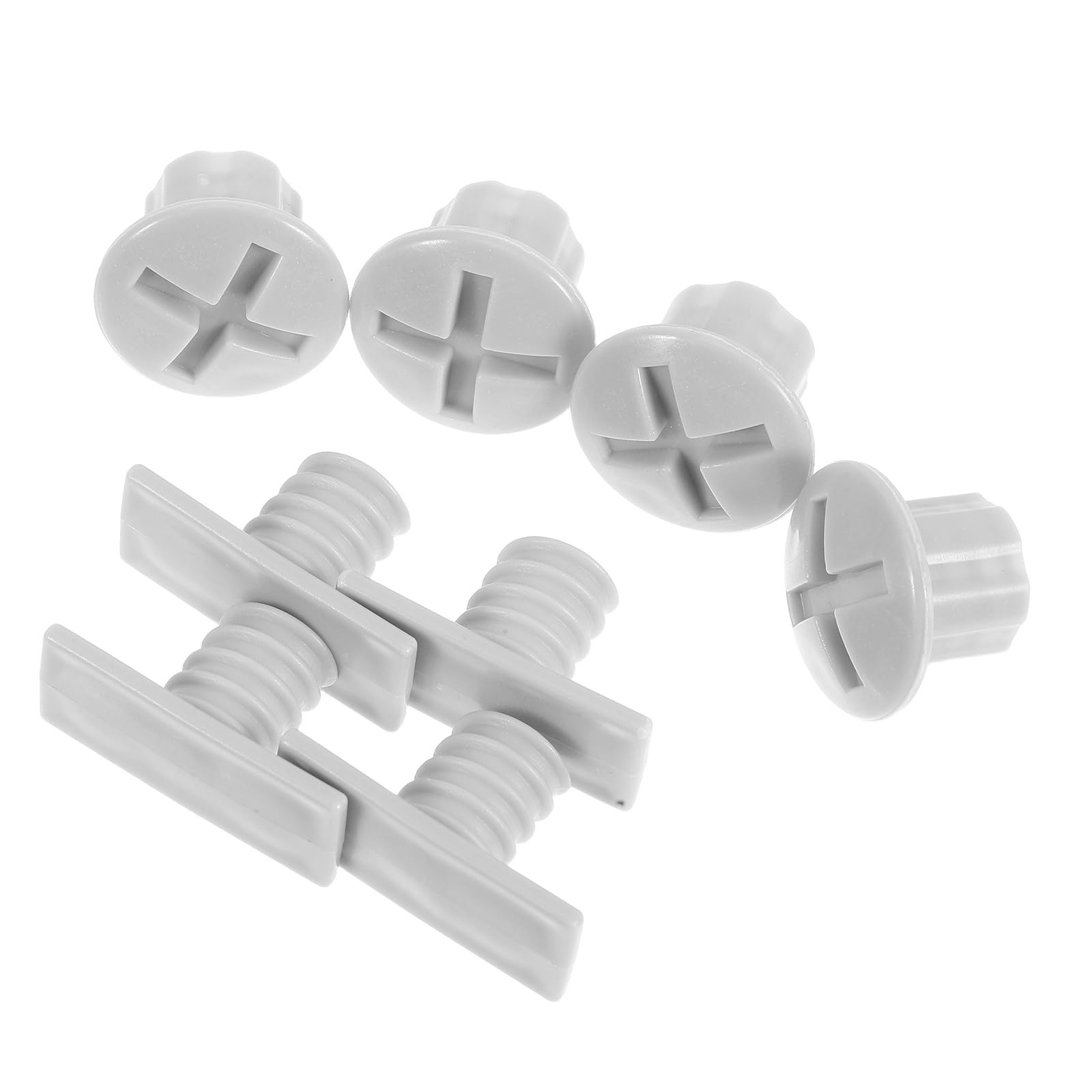 ibasenice 8Pcs Plastic Slide Screw Caps Replacement Set for Play Equipment, Fixing Screw Caps with 1.5Cm Nuts, Slide Accessory Parts for Outdoor Playground Repair