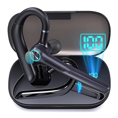 骨伝導 集音器イヤホン しゅうおんき 骨伝導イヤホン 開放型イヤホン スポーツイヤホン 耳掛けイヤホンマイク内蔵 CVC8.0ノイズキャンセリング 片耳イヤホン IPX7防水 イヤフォン100時間連続再生 LEDディスプレイ電量表示 快適装着感 左右分離型