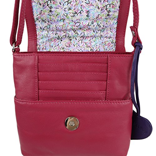 Sac bandoulière petit format rose pour libérer vos mains avec style