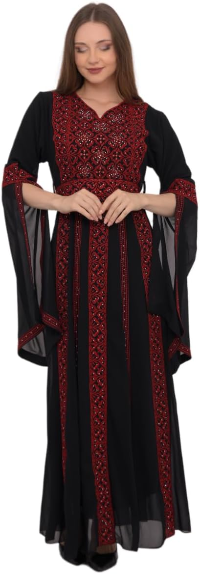 Abayas for Women Muslim & Comfortable Arabic Abaya with Embroidery