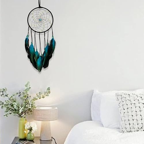 Miniatura 6 de AWLEE Atrapasueños para niños, decoración de pared de dragones para dormitorio de adultos, decoración colgante de plumas hecha a mano, adorno para