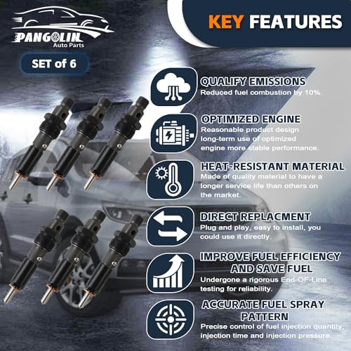 Pangolin KDAL59P6 3283562 Fuel Injector 6Pcs For Cummins 5.9L Nozzle Holder P7100 Aftermarket Parts thumb #6