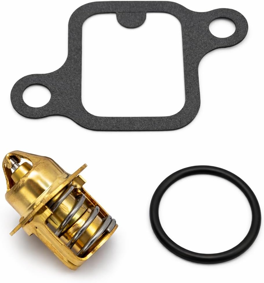 FASWORX 3853799 Thermostat Kit for Volvo Penta 3.0L Marine Engines 160°F Includes Gasket O-Ring Replaces Sierra 18-3621 GLM 13070 OMC 982554