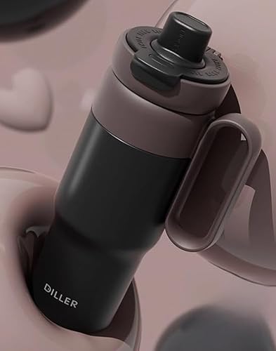 Botella de agua de acero inoxidable aislada al vacío para la oficina, el automóvil o el hogar, mantiene el frío durante 24 horas, el calor durante